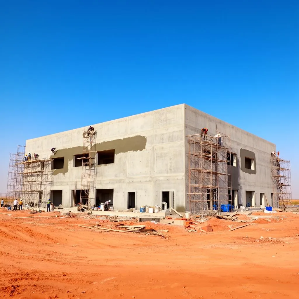 Main Control Room (MCR) — precast solar infrastructure delivered by Fortico Infra