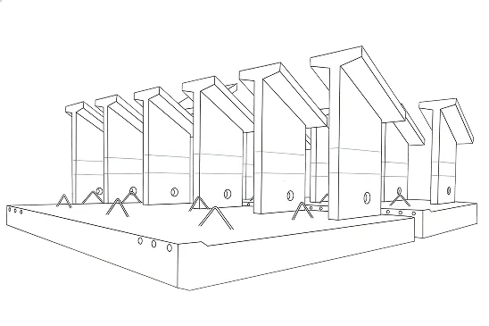Precast engineering and mould detailing at the Fortico Infra casting yard