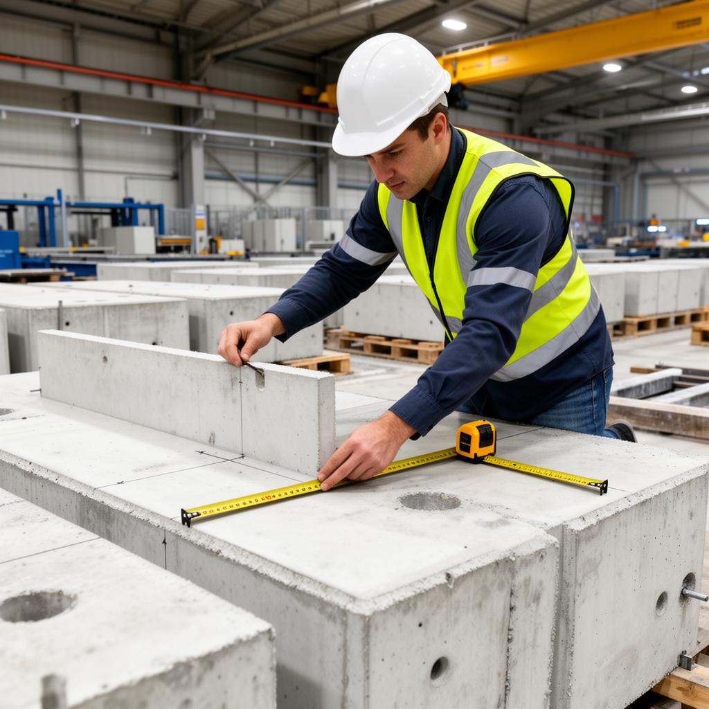Quality Inspection — Fortico Infra precast solar construction